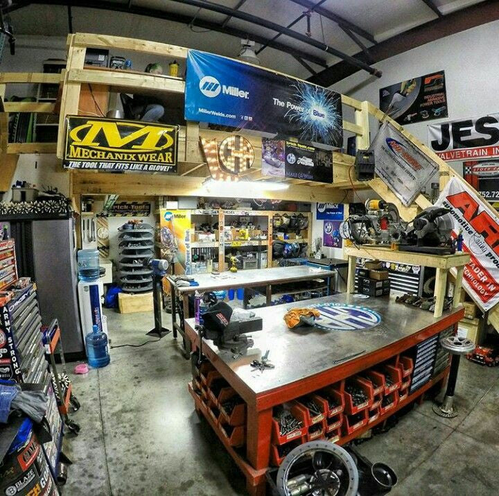 The TOP TEN Garages/Shops We Found on Pinterest... Don't Judge...