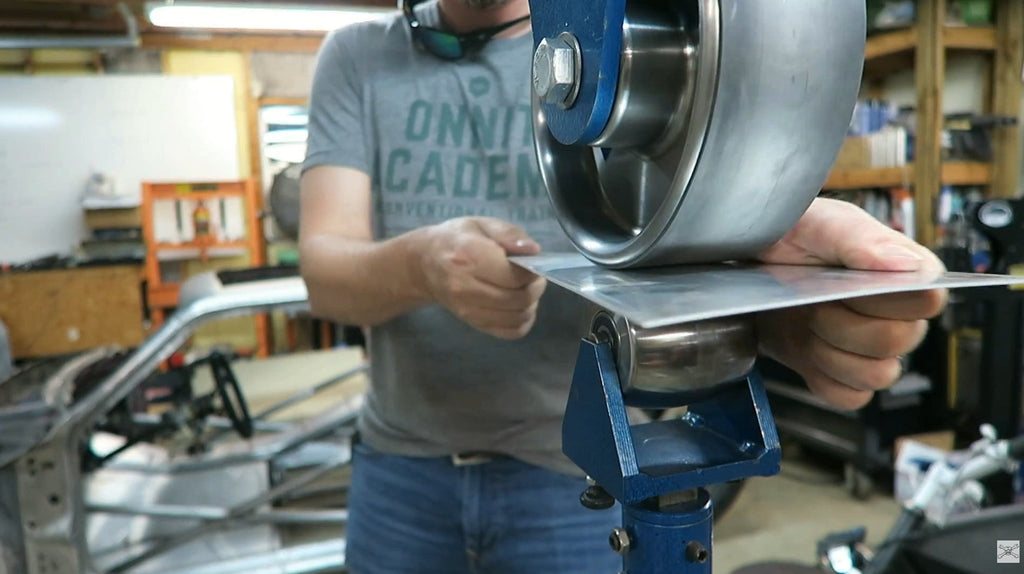 How an English Wheel Shapes Metal