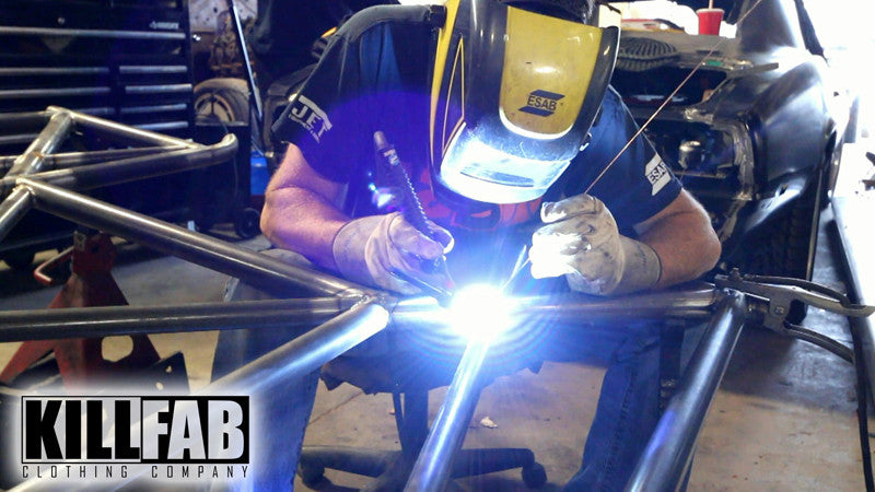 TIG Welding A Chrome Moly Cage In A 2015 Mustang x275 Build