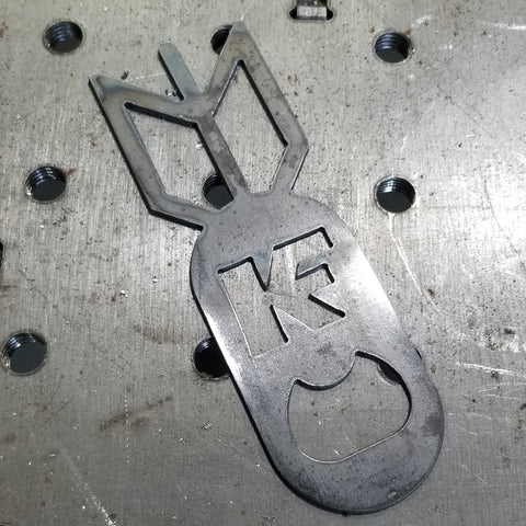 CNC Plasma Cut KillFab Bomb Bottle Opener