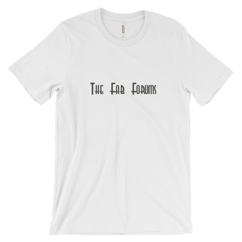 the fab forums logo tee shirt